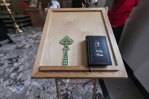 Освящение иконостаса в храме Святого Апостола Андрея Первозванного в Краснодаре &copy;&nbsp;Фото Евгения Резника, Юга.ру