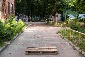 Взорвавшийся дом по ул. Славянской &copy;&nbsp;Фото Елены Синеок, Юга.ру