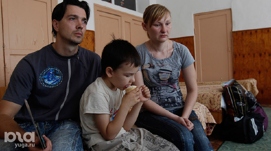 На Ставрополье приехали беженцы из Славянска &copy;&nbsp;Эдуард Корниенко, ЮГА.ру