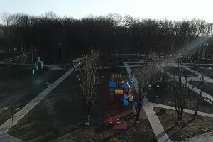 Ремонт парка и дома культуры Тбилисском районе &copy;&nbsp;Фото пресс-службы Тбилисского района