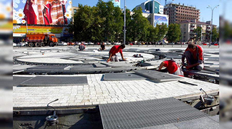 Новый фонтан в Краснодаре © Ярослав Потапов. ЮГА.ру