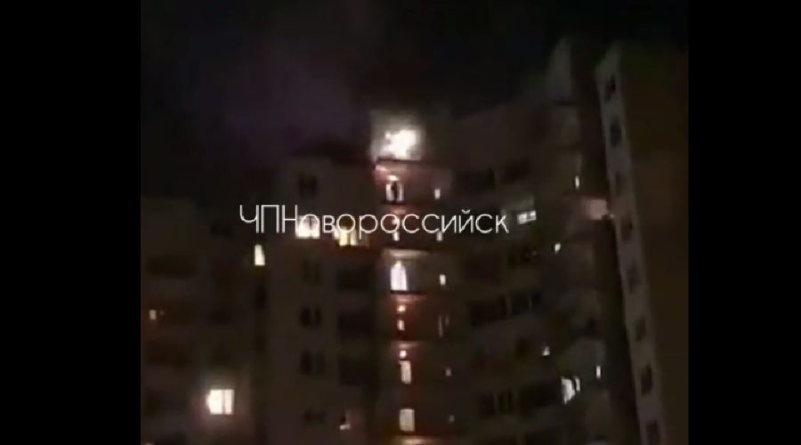  © Скриншот видео из телеграм-канала «ЧП Новороссийск», t.me/chpnvrsk
