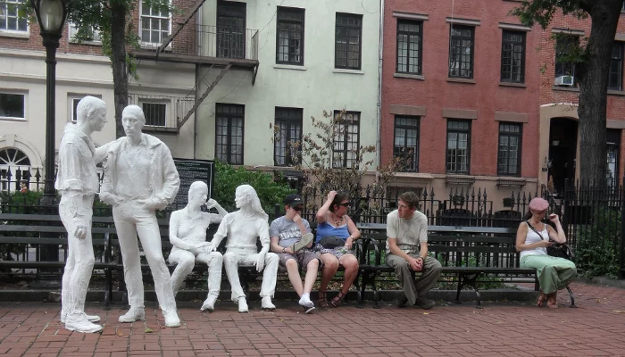 Памятник освобождению геев и лесбиянок, Нью-Йорк &copy;&nbsp;Фото с сайта flickr.com