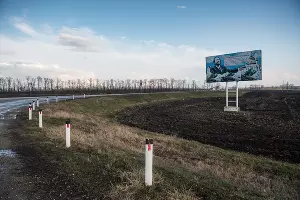 Поворот на Дьдьковскую &copy;&nbsp;Фото Елены Синеок, Юга.ру