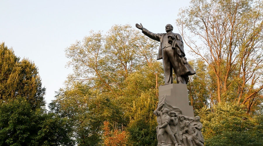 Памятник Ленину в Вишняковском сквере © Фото пресс-службы администрации Краснодара