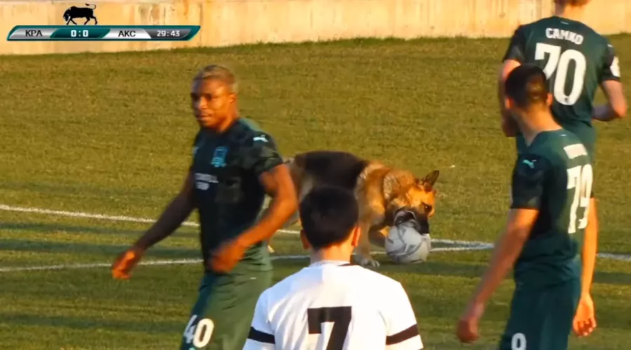  &copy;&nbsp;Кадр из видеотрансляции матча футбольного клуба &laquo;Краснодар-2&raquo;