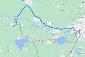  &copy;&nbsp;Дорога в Краснодар до закрытия гидроузла и мостов\cкриншот www.google.com