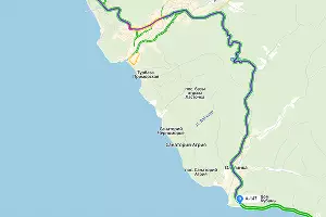 &laquo;Лермонтово — Ольгинка&raquo; &copy;&nbsp;Графика &laquo;Яндекс.Карты&raquo;