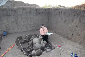 Полевые исследования Краснодарской археологической экспедиции НИИ археологии КубГУ &copy;&nbsp;Фото с сайта КубГУ, kubsu.ru