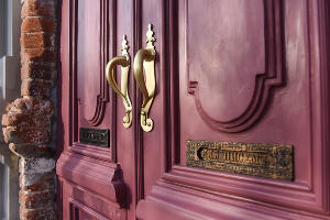 Двери после реставрации. Дом мещан Петренко в Краснодаре, улица Буденного, 157 © Фото Елены Синеок, Юга.ру