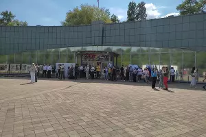 Митинг в поддержку президента и вооруженных сил РФ в Краснодаре &copy;&nbsp;Фото Иолины Грибковой, Юга.ру