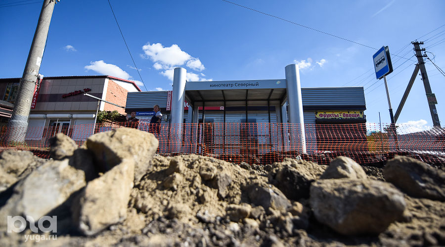 Ремонт улицы Тургенева в Краснодаре © Фото Елены Синеок, Юга.ру