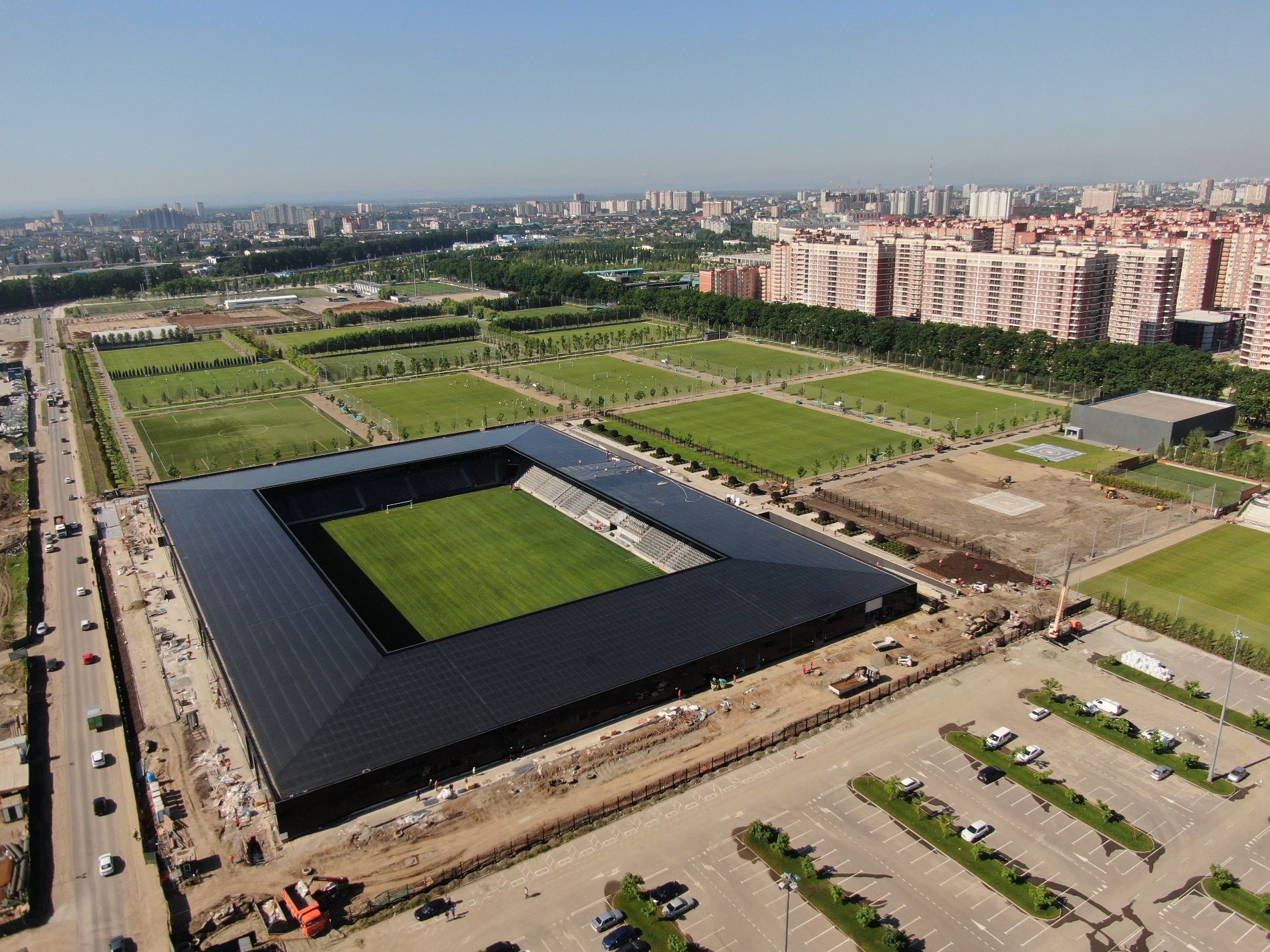 Как выглядит новый стадион в Краснодаре, который строит Галицкий? Фото и видео