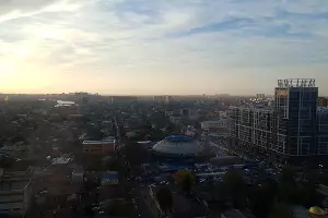 Вид на город из ресторана Pompano в отеле Marriott &copy;&nbsp;Фото Марины Солошко, Юга.ру