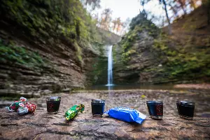 Водопады Руфабго в Адыгее &copy;&nbsp;Елена Синеок, ЮГА.ру