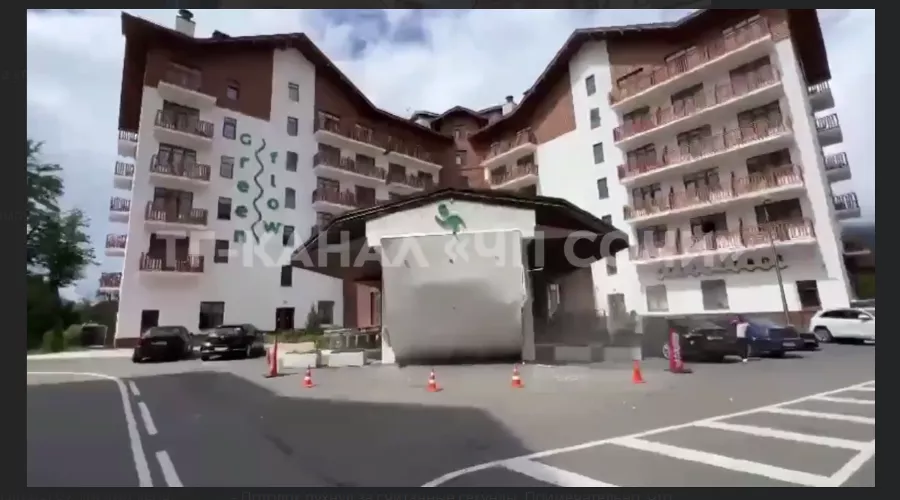  &copy;&nbsp;Скриншот видео из телеграм-канала t.me/chp_sochi