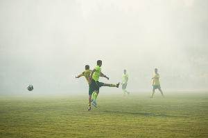Матч между любительскими командами «Кубань» и «Абинск» © Фото Елены Синеок, Юга.ру