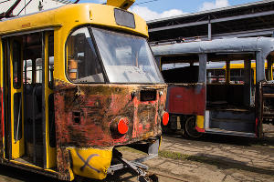 Мастерские по ремонту трамваев и троллейбусов КТТУ © Фото Сергея Долгополова
