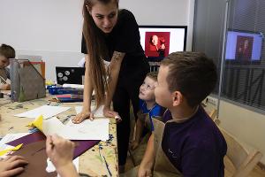 «Детская лаборатория творчества» в «Типографии» © Фотография предоставлена пресс-службой КЦСИ «Типография»