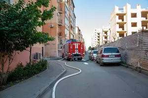 В Краснодаре в ночном пожаре в многоэтажке сгорело 64 квартиры &copy;&nbsp;Фото Дмитрия Пославского, Юга.ру