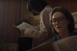 Кадр из фильма «Секретное досье», реж. Стивен Спилберг, 2018 год &copy;&nbsp;Скриншот видео с YouTube-канала iVideos, www.youtube.com/channel/UCs9tHGGpNjOMiCnbqTGA1PQ