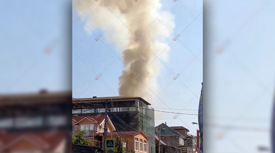  &copy;&nbsp;Скриншот видео из паблика "ЧП Сочи", vk.com/chpsochi