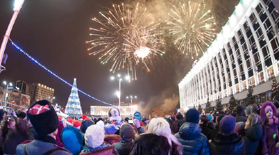 В Краснодаре встретили Новый год &copy;&nbsp;Фото Алёны Живцовой, Юга.ру