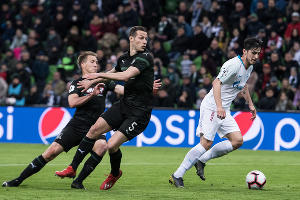 Матч «Краснодар» — «Зенит», Краснодар, 20 апреля 2019 года &copy;&nbsp;Фото Елены Синеок, Юга.ру