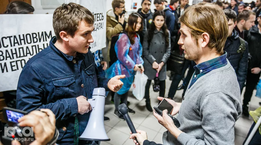 Открытие предвыборного штаба Навального в Краснодаре &copy;&nbsp;Фото Михаила Чекалова, Юга.ру