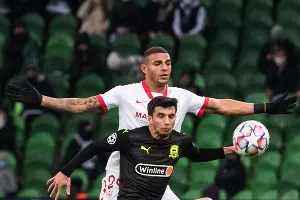 Матч «Краснодар» — «Севилья», Краснодар, 25 ноября 2020 года &copy;&nbsp;Фото Елены Синеок, Юга.ру