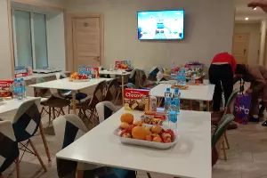 ПВР пострадавших от падения СУ-34 в Ейске &copy;&nbsp;Фото Яры Гуляевой, Юга.ру