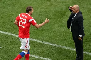 Артем Дзюба и Станислав Черчесов &copy;&nbsp;Фото с сайта ru.fifa.com