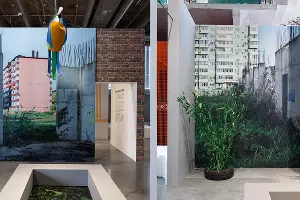 Вид экспозиции Шафаростовой на 2-й Триеннале российского современного искусства &laquo;Красивая ночь всех людей&raquo; в &laquo;Гараже&raquo;, Москва, 2020 &copy;&nbsp;Фото Ивана Ерофеева и Юрия Пальмина