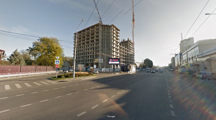 Перекресток улиц Северной и Аэродромной &copy;&nbsp;Скриншот из Google Карты