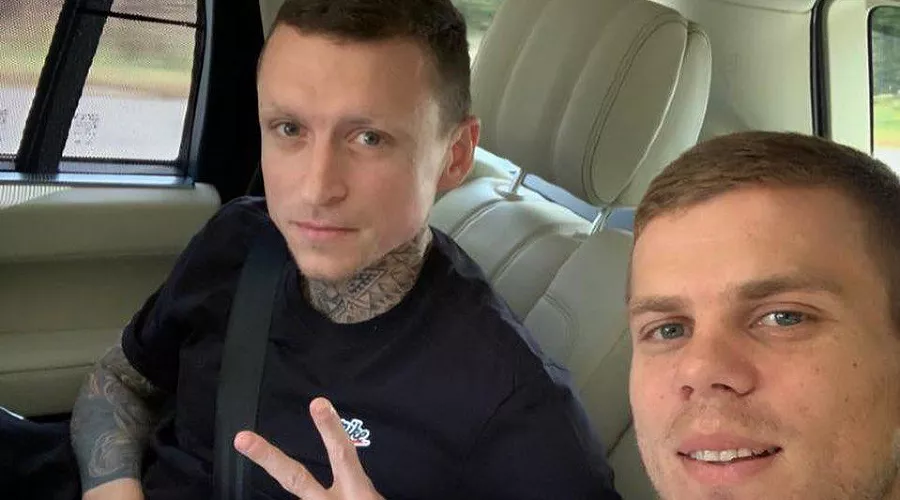 Павел Мамаев и Александр Кокорин &copy;&nbsp;Фото со страницы instagram.com/alana_mamaeva