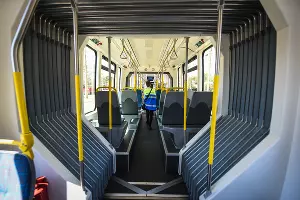 Новый трамвай &laquo;Метелица&raquo; презентовали в Краснодаре &copy;&nbsp;Фото Елены Синеок, Юга.ру