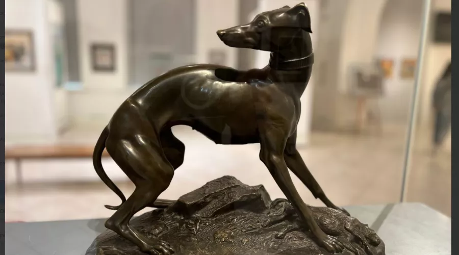 «Охотничья собака», Жан-Франсуа-Теодор Гехтер &copy;&nbsp;Скриншот фото из телеграм-канала &laquo;Музей Коваленко&raquo;