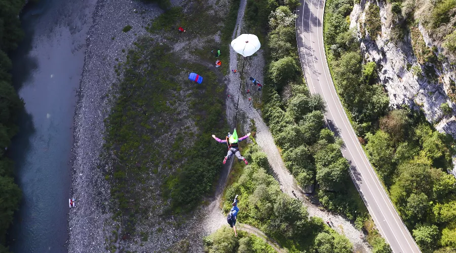 Skypark BASE days 2017 &copy;&nbsp;Фото пресс-службы парка приключений на высоте &laquo;Скайпарк Эй Джей Хаккетт Сочи&raquo;