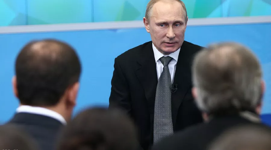 Владимир Путин посетил Медиацентр Сочи &copy;&nbsp;Влад Александров, ЮГА.ру