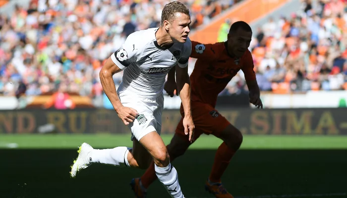 Матч «Урал» — «Краснодар» в Екатеринбурге 4 августа 2018 года &copy;&nbsp;Фото пресс-службы ФК &laquo;Краснодар&raquo;