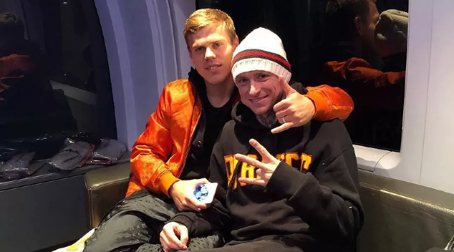 Александр Кокорин и Павел Мамаев &copy;&nbsp;Фото из аккаунта www.instagram.com/kokorin9