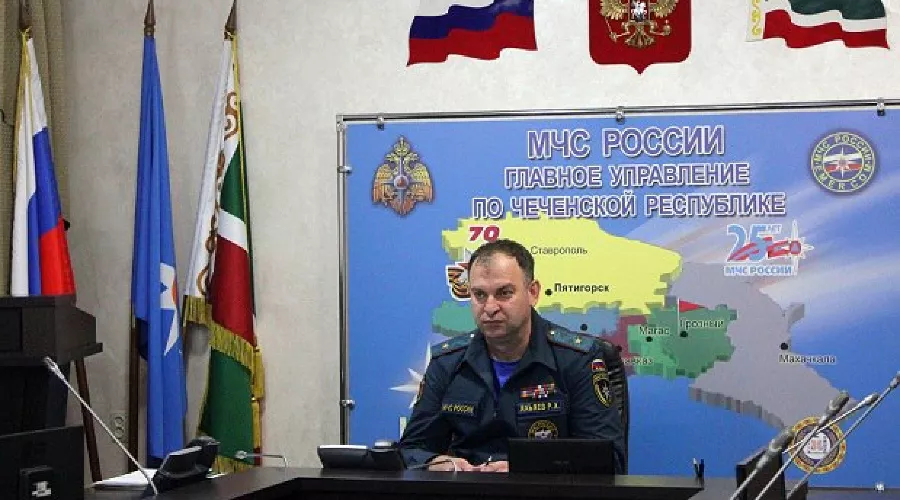 Руслан Яхьяев &copy;&nbsp;Фото пресс-службы ГУ МЧС России по Чеченской Республике