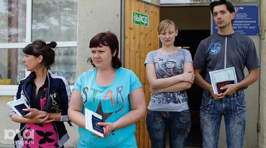 На Ставрополье приехали беженцы из Славянска &copy;&nbsp;Эдуард Корниенко, ЮГА.ру