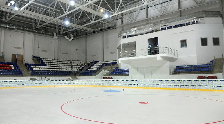 Строительство главной ледовой арены Краснодара © Елена Синеок. ЮГА.ру