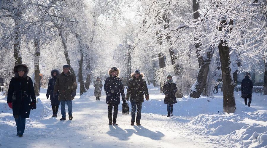 зима люди &copy;&nbsp;Изображение сгенерировано с помощью Gigachat