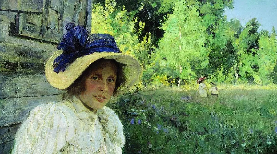 «Летом», Валентин Серов, 1895 год &copy;&nbsp;Изображение является общественным достоянием