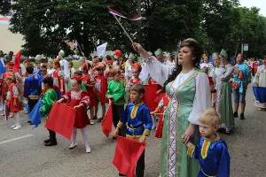 В Тбилисском районе в День России прошел карнавал детей  &copy;&nbsp;Фото пресс-службы администрации Тбилисского района