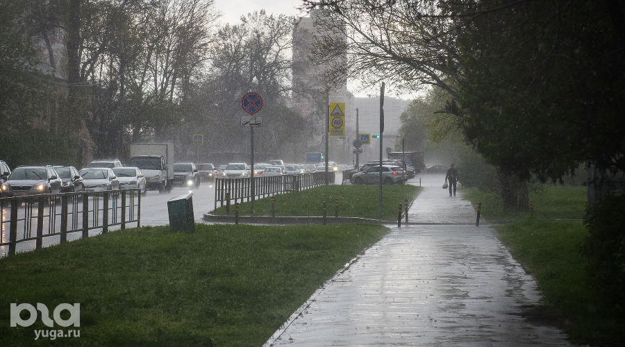 Дождь в Краснодаре © Фото Елены Синеок, Юга.ру