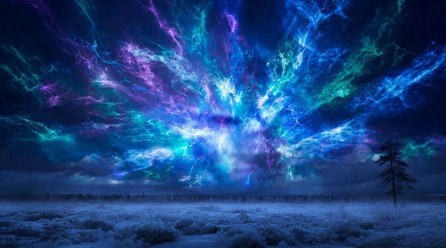 магнитная буря &copy;&nbsp;Изображение сгенерировано нейросетью Gigachat