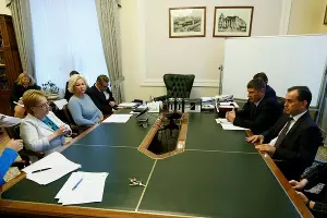Вероника Скворцова и Вениамин Кондратьев &copy;&nbsp;Фото пресс-службы администрации Краснодарского края